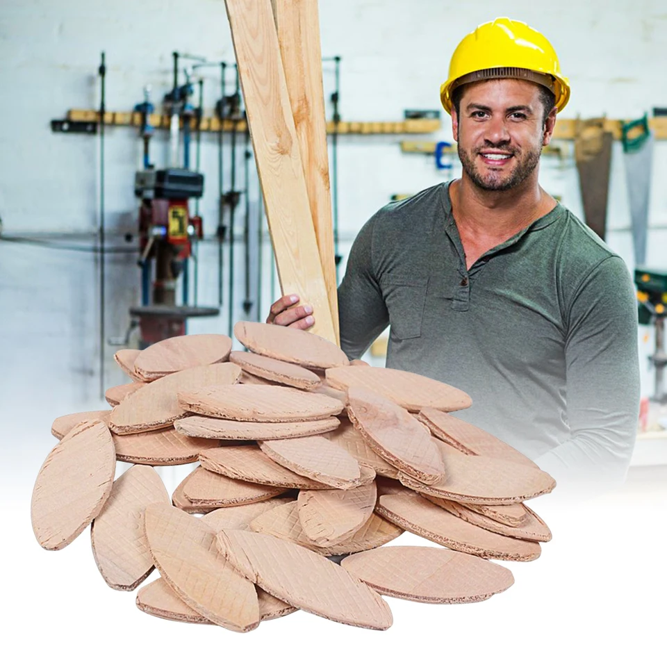 100ks Carpentry DIY Tenon Biscuit Woodworking Biscuit Jointer č.