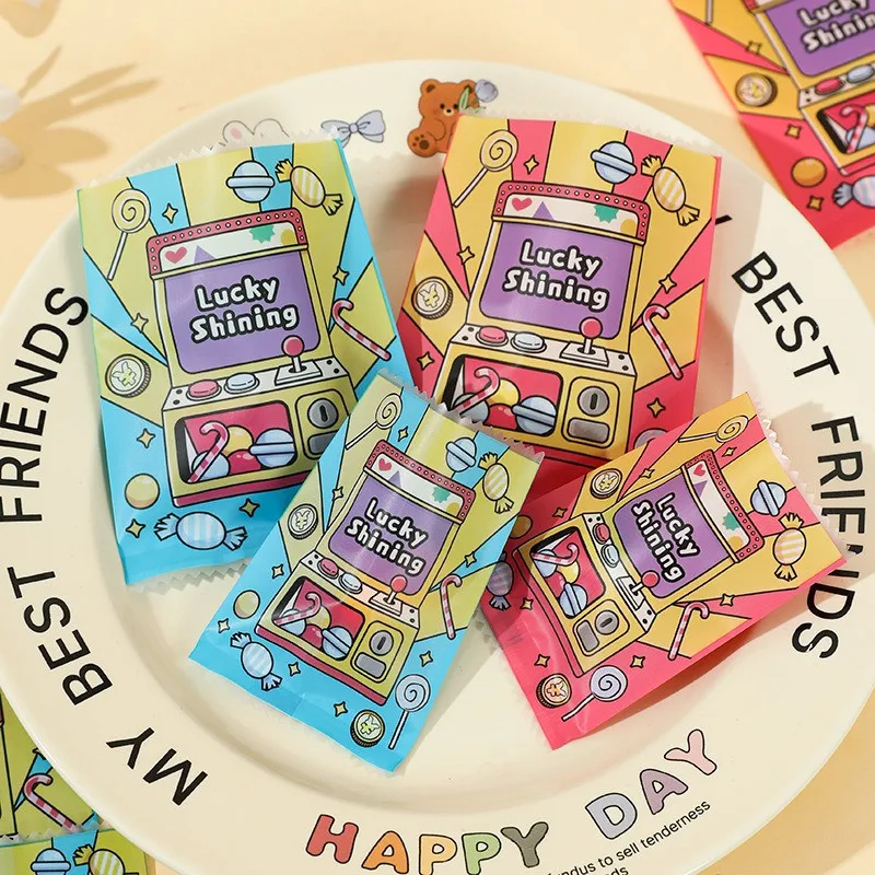 100ks Lucky Shining Printed Bags Nová prázdna taška Candy Mini Toy DIY Party Darčekové balenie