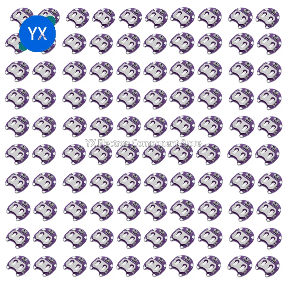 100ks modul držiaka batérií Lilypad Coin Cell Motor