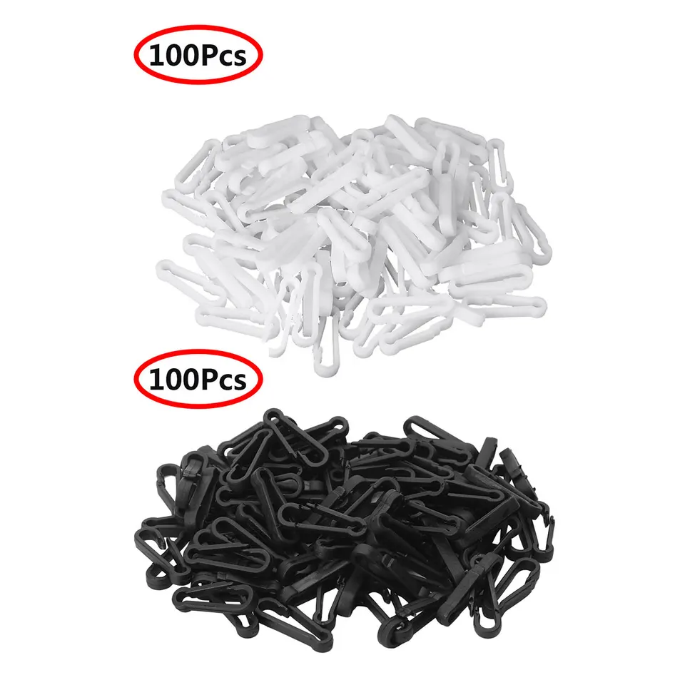 100ks plastové klipové snímky háčiky Mini Carabiner pracka Paracord batohové remienky vrecká Diy remeselníky spona zavesené háčiky