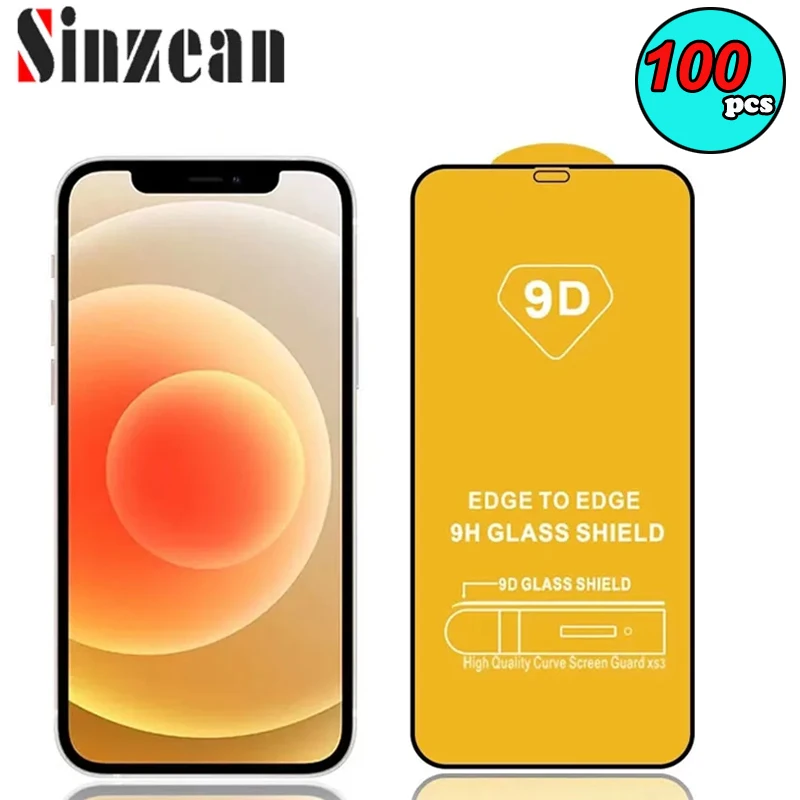 100ks pre iPhone 16 15 14 13 12 11 Pro Max Mini xs xr 6s 7 8 Plus nové aktualizované 9D plné glue temperované sklo