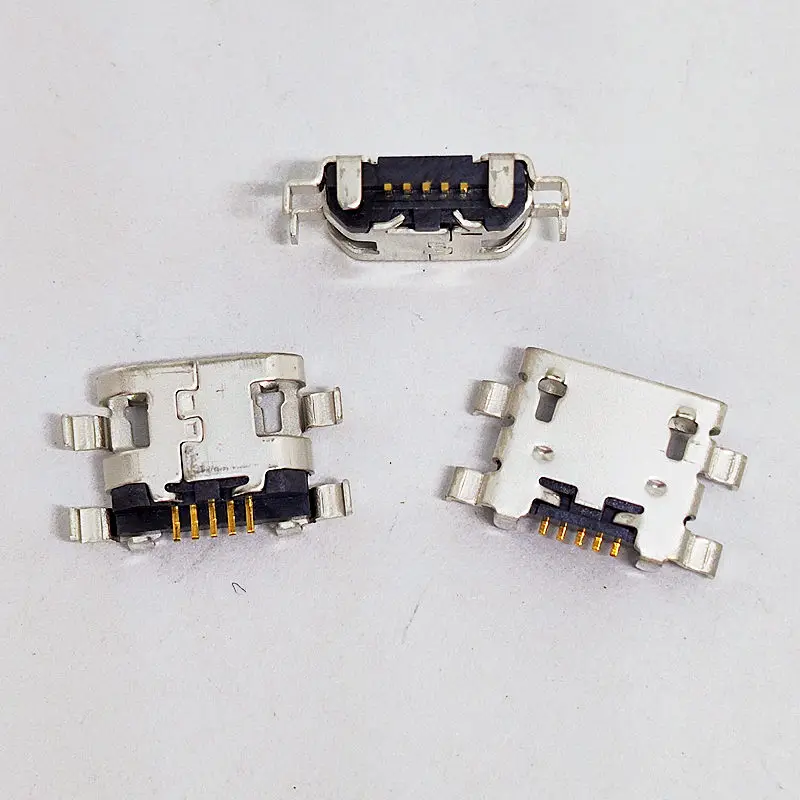 100ks pre Xiaomi Redmi Poznámka 5 Poznámka 6 Pro Micro USB 5pin nabíjací port dock dock zásuvky konektory nabíjačky