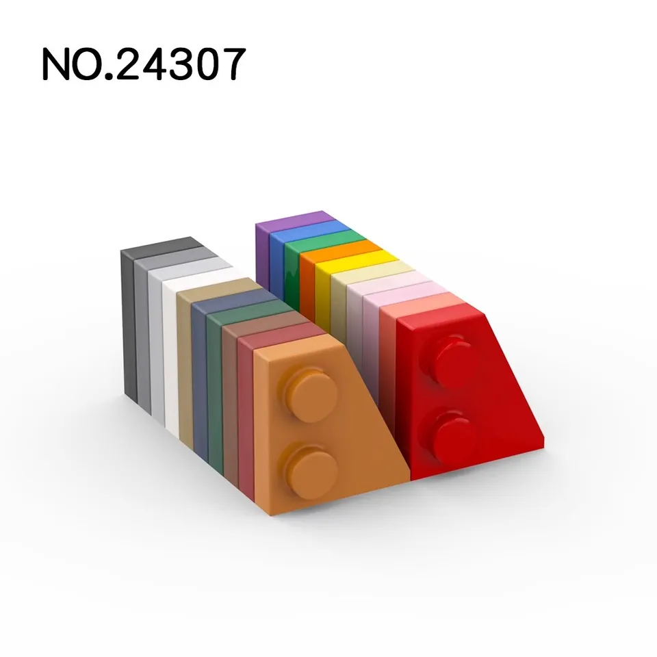100ks stavebné bloky 24307 klin, doska 2x2 pravé zbierky hromadné modulárne hračky GBC na high-tech moc set