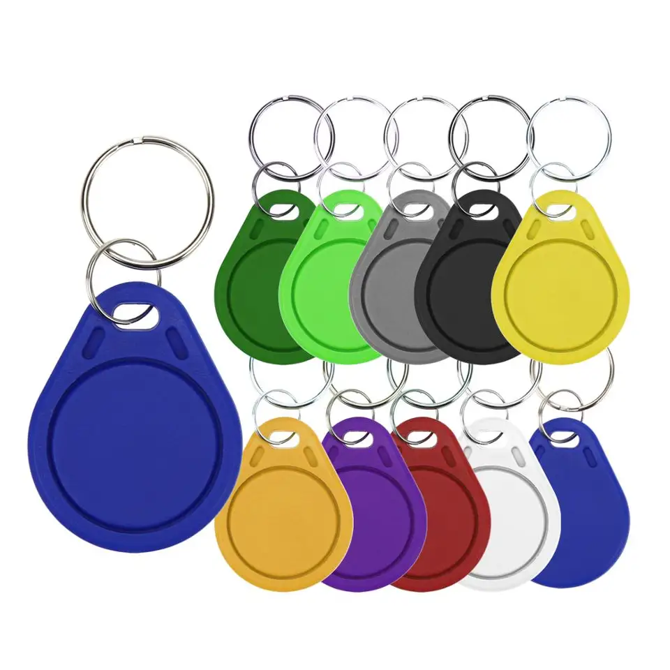 100ks UID RFID TAG vymeniteľné 1k 13,56 MHz IC S50 BLOCK 0 SEKTORA ZÍSKAJTE SMART RING KEY FOB ALIEN CHIP KEYTAGS Band KEYFOB