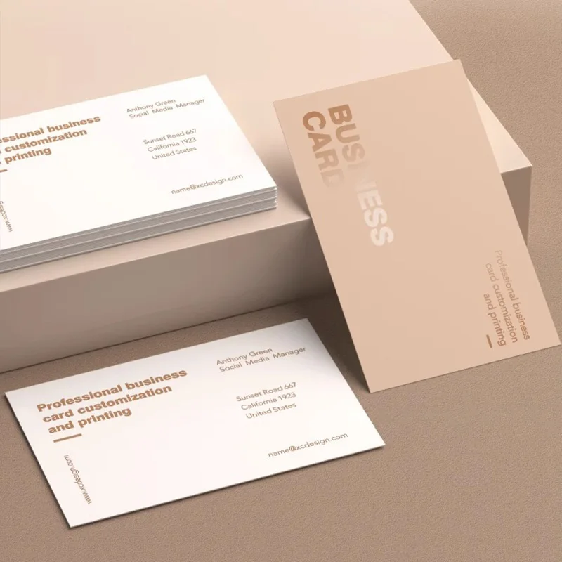 100ks Vlastné vizitky 250GSM Vytlačené obojstranné svadobné pozvánky Pozvánky na karty Vďaka kartám 90x54mm Prispôsobené logo