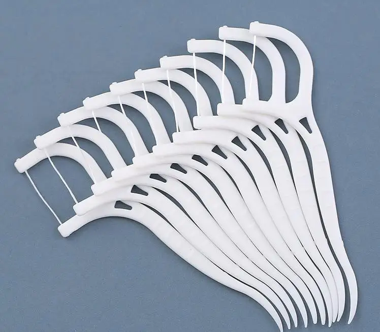 100ks zubná flór Flosser Picks špáradlá zuby zubné čistenie zubov Interdenská kefka zubná niť zubná niť na čistenie zub sn