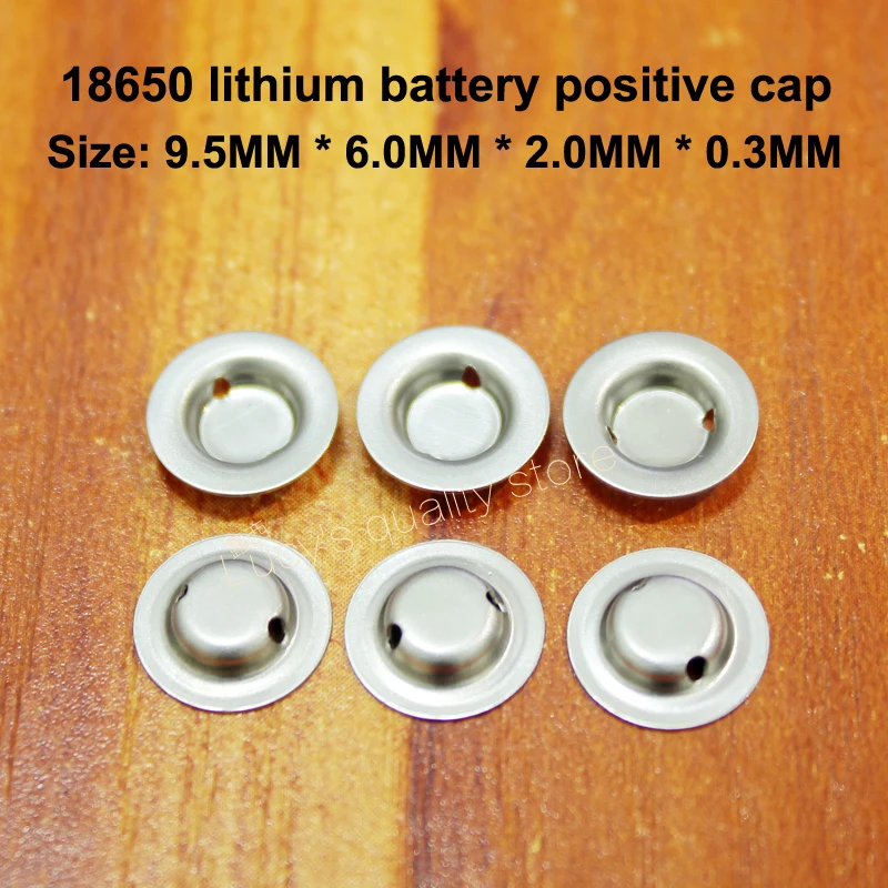 100ks/šarža 18650 BATÉRA PLoje hlava na zmenu uzáveru hrotu 18650 lítiová batéria Kladné bodové zváranie Tip Tip Cap Battery príslušenstvo