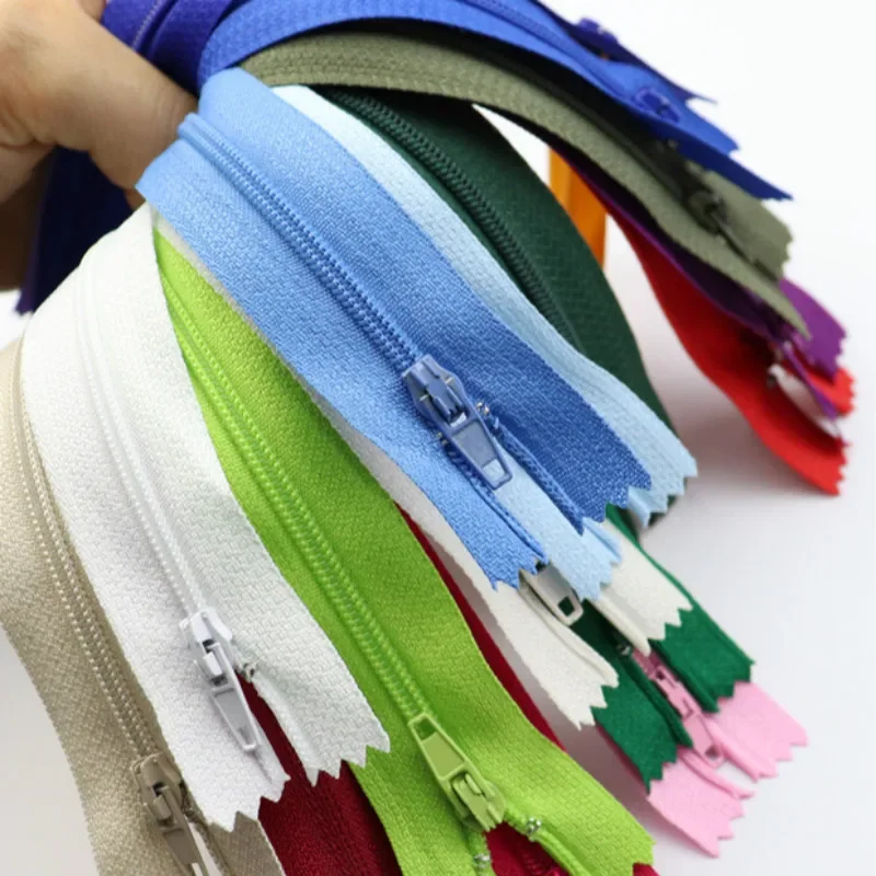 100ks/šarža #3 20 cm Nylon Coil Zipper Close End pre šitie nohavíc vrecko DIY Krajinské príslušenstvo