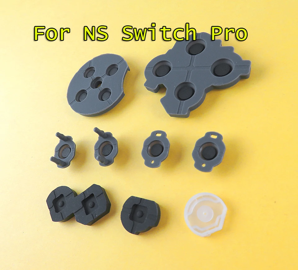 100set/šarža Vodivé gumové podložky pre prepínač NS Switch Pro Oprava tlačidla Abxy krížové tlačidlo pre ovládač Nintend Switch Pro Controller