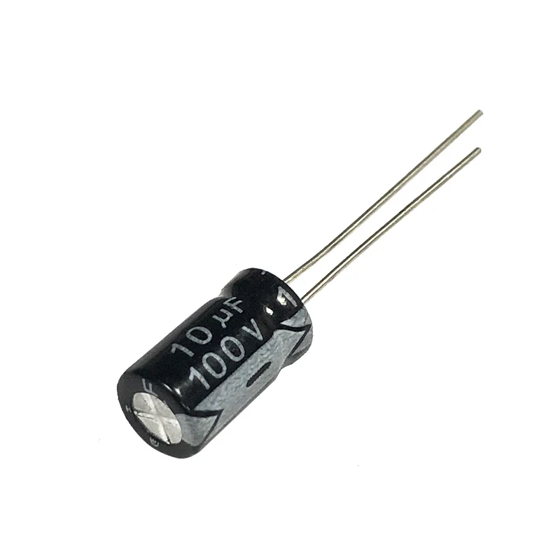 100V10UF 6x11mm Hliníkové elektrolytické kondenzátory 100V 10UF 100WV 10MF 100VDC 10MFD 10UF100V 100V10MF 10MF100V 22 22UF 3UF 47UF