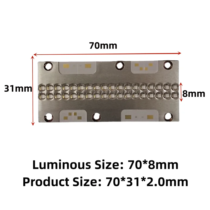 100W COB UV UV vytvrdzovacia lampa 365nm 385nm 395nm 405nm UV LED LED UV Glue atrament atramentovej maľby Screent Screenting Tlač atramentu atramentu