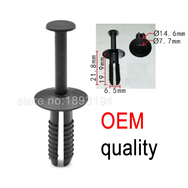 100x OEM pre BMW nárazníkový kryt tlače Typ 51111964186