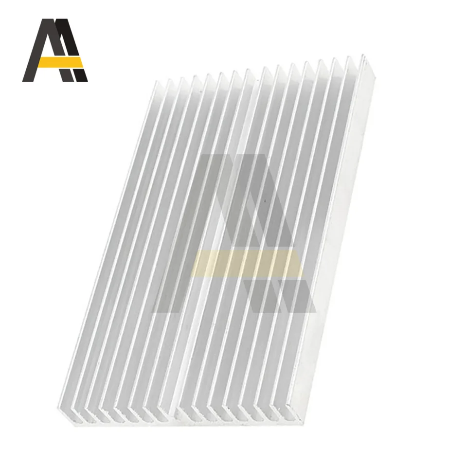 100x60x10mm horúca hliníková zliatina zliatiny chladiaceho podložky pre chladič Vysokého výkonu IC Chip chladič chladiča chladiča pre LED COB Svetlo
