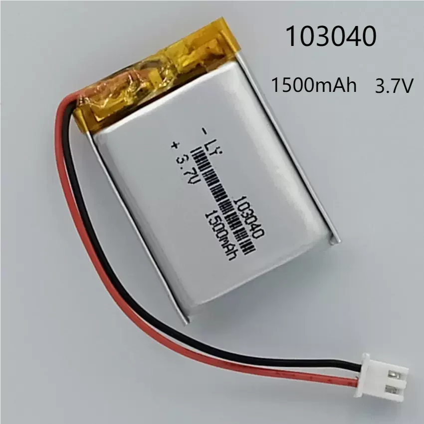 103040 Nabíjateľná polymérna lítiová batéria 1500 mAh pre navigáciu GPS MP5 PS4 3,7 V DIY Toy Toy Walkie DVD DVD