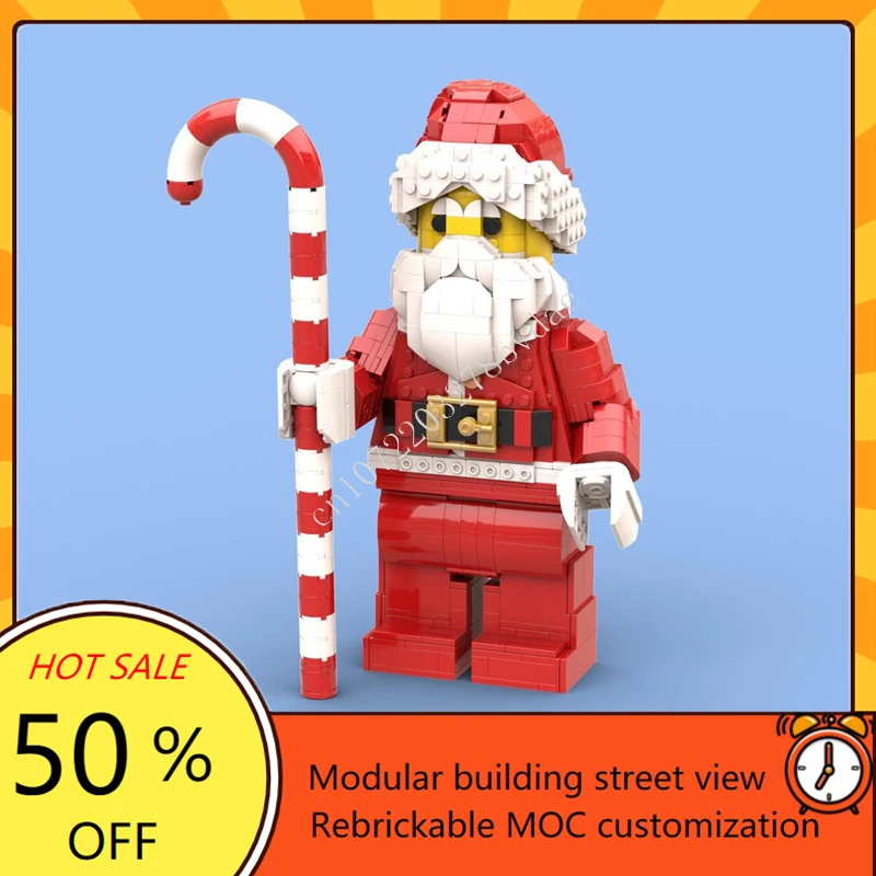 1045pcs MOC Sémy Séria Santa Claus 6: 1 MEGA FICTOVÝ MODEL BLANIEK BLOKY