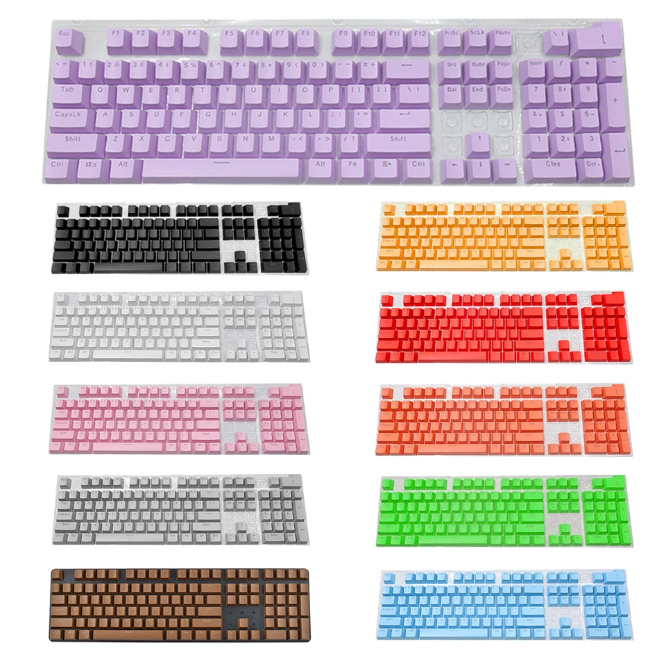 104ks ABS Univerzálna mechanická mechanická klávesnica ergonomické prázdne kľúče pre kľúče pre čerešňu