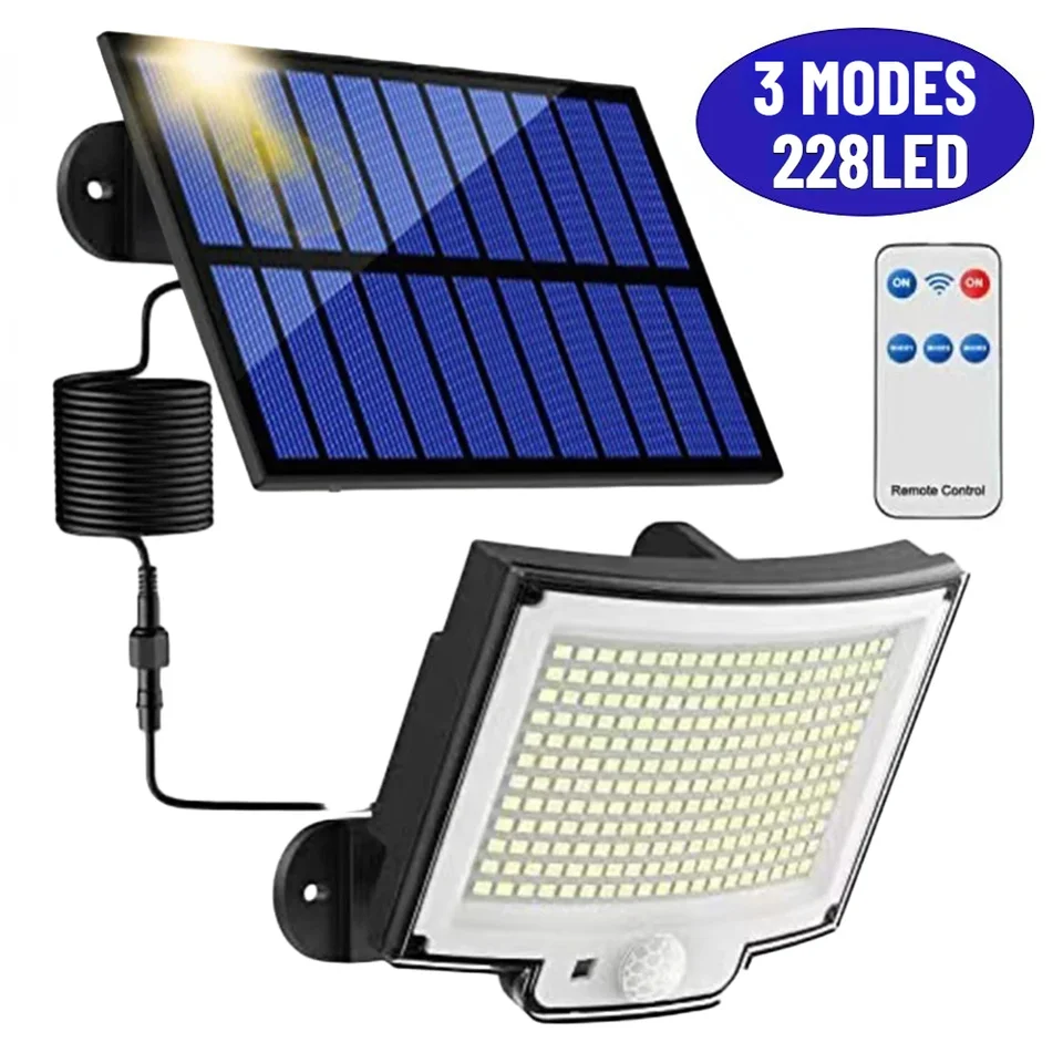 106/118led Solar Light Street Wall Lamp vodotesný vonkajší slnečné svetlo Pir Senzor Solar Lamp Flot
