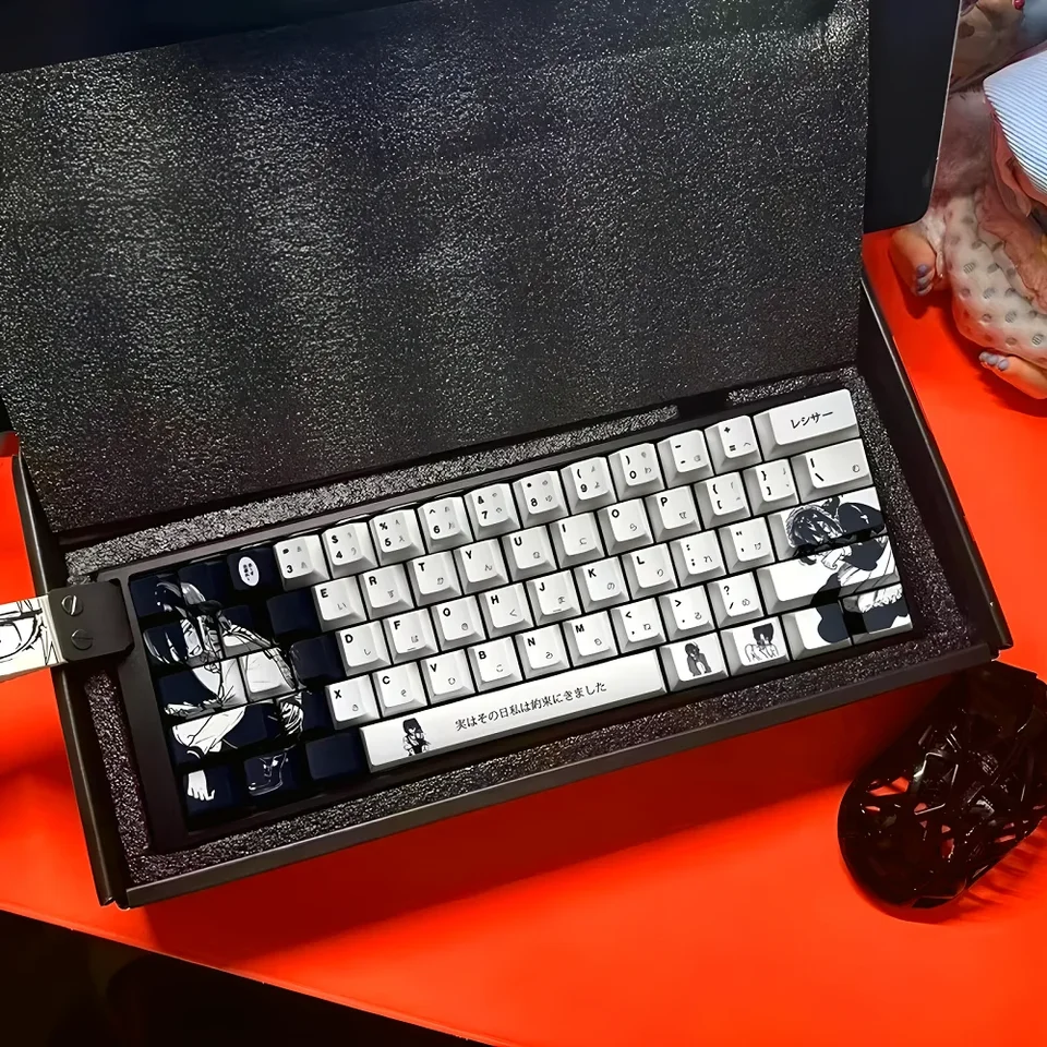 106 Kľúčový sekundárny anime kľúče PBT Čerešňa Japonská čiapka osobnosti pre Wooting 60/65/68 Mechanická klávesnica