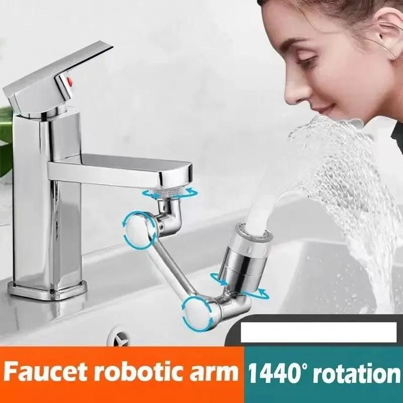 1080 ° Univerzálna rotácia Faucet SPREFTEND HEAD HEADY 22/24 mm adaptér Washbasin OUTRATOR BUBBLER DYZY KUCH KUP