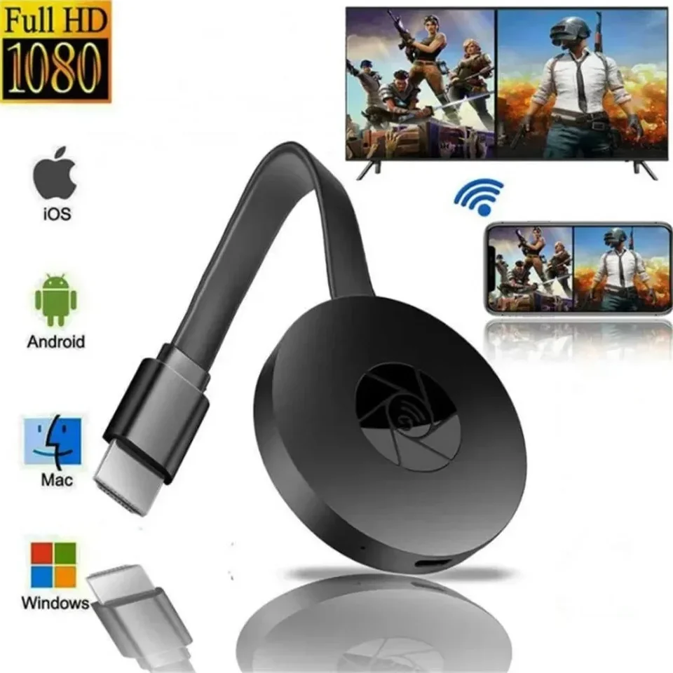 1080p G2 pre Mirassreen Display Anycast WiFi HDMI Prenosný Miracast Dongle kompatibilný pre obrazovku zrkadla Android iOS Android