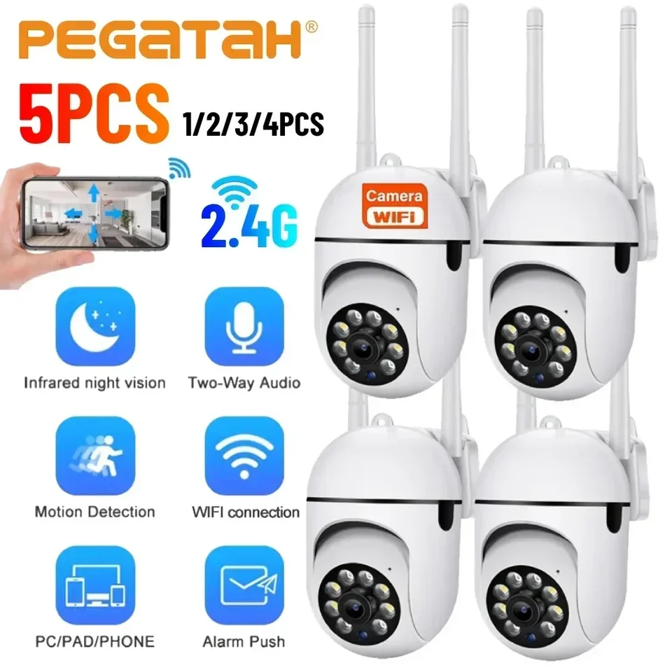 1080p HD fotoaparát wifi video sledovanie vonkajšej bezpečnostnej ochrany 4x Zoom Home Wireless Automatické sledovanie nepremokavých fotoaparátov