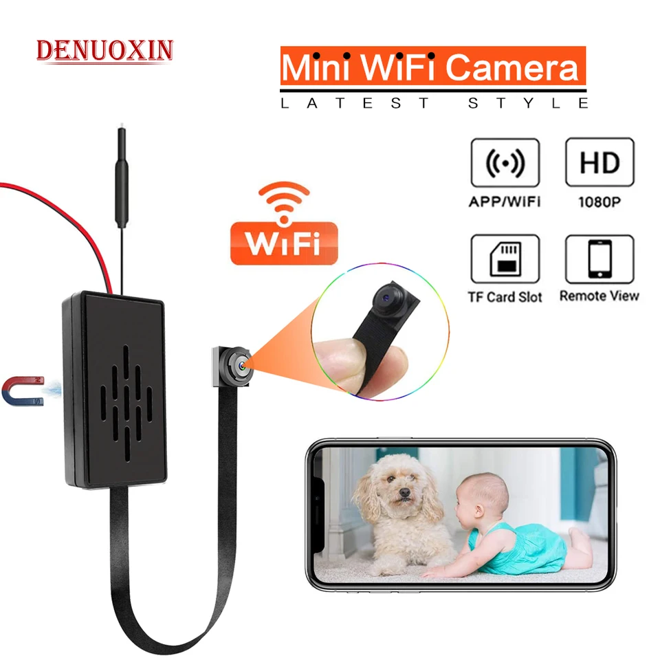 1080p HD Mini WiFi Camera P2P Webcam DIY Micro Modul Video zvukový zvukový rekordér Diaľkový dohľad nad domácou bezpečnosťou Nanny Motion Camera Camera