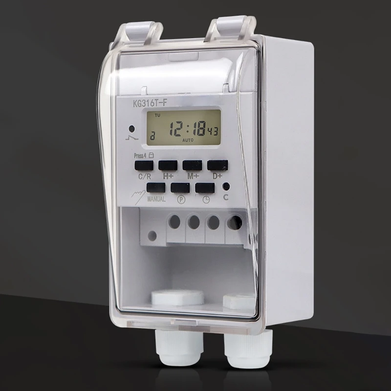 10amp časovače prepínač 220V Programovateľné digitálne časové relé prepravy časovača Časovač PXPD