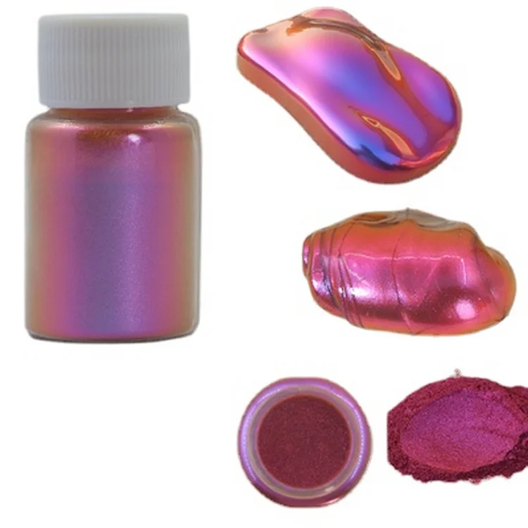 10g/šarža chameleón sľudový prášok sfarbenie Pigment Pigment prášku pre epoxidovú živicu maľovanie mydla Making Bombs Bombs Sviečka Výroba slizu