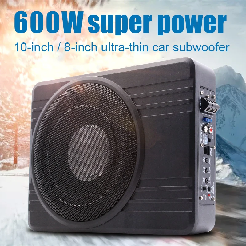 10inch Carsubwoofer Audio 600W Hliníkový reproduktor zliatiny podčiarknutia modifikácie baskov