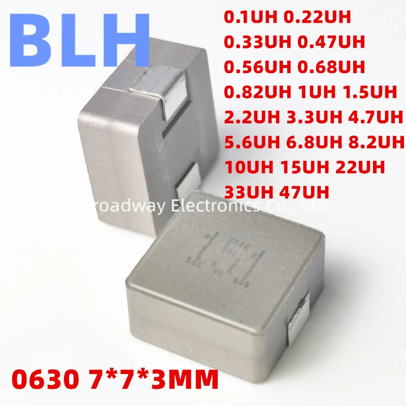 10ks 0630 7*7*3 mm 0,1U 0,1UH R10 0,22U 0,22UH R22 0,33U 0,33UH R33 0,47U 0,47UH R47 SMD Induktory formovania energie