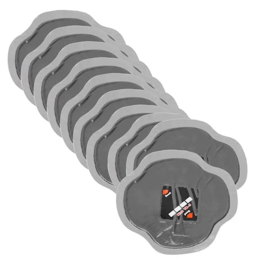10ks 115 mm/4,5 palca auto Prírodná gumová pneumatika Pneumatika Oprava punkcie Cold Patch bezdušové náplasti na opravu pneumatík