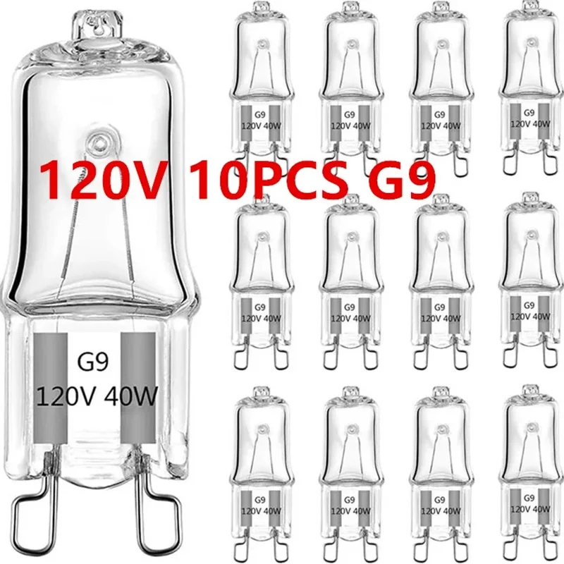 10ks 120V 20W 25W 40W 60W G9 Eco halogénové žiarovky LED žiarovky LIMM ZAMESTNANÉ OPLASTNÉ ORSKY KRYSTAL LAMP Halogénové žiarovky 2#