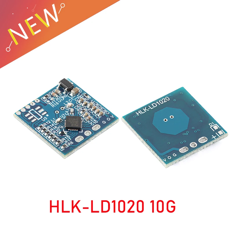 10ks/1pc HLK-LD1020 10G inteligentný ľudský indukčný radarový modul Mikrovlnnej rúry