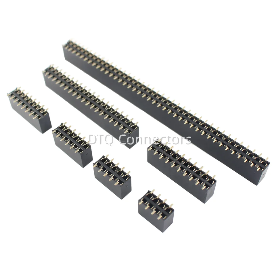 10ks 2,54 mm ihrisko SMT SMD 2*4 2*5 2*6 2*8 2*10 2*20 2*40 40 PIN SPOLOČNÉ ZÁSLUŠNÉ SPRÁVA Dvojitý konektor 8p 10p 12p 16p 20p 40p 80p 80p 80p 80p 80p 80p