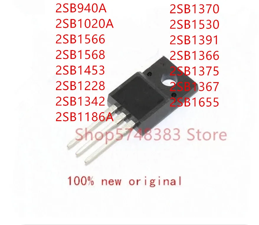 10ks 2SB940A 2SB1020A 2SB1566 2SB1568 2SB1453 2SB1228 2SB1342 2SB1186A 2SB1370 2SB1530 2SB1391 2SB1366 2SB1375 2SB1367 2SB1655
