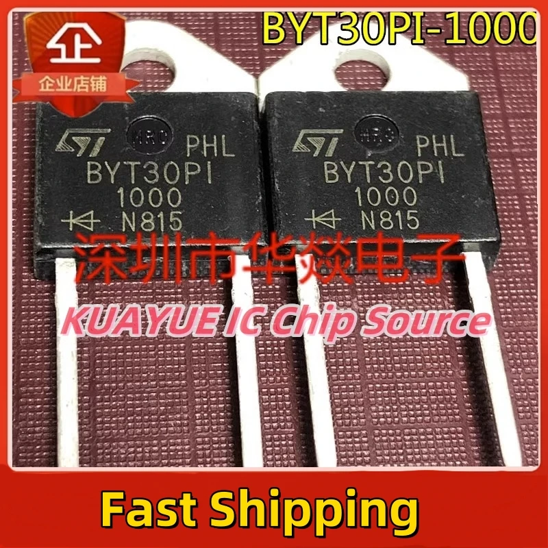 10ks-30pcs BYT30PI-1000 až 218 1000V 30A Záruka kvality rýchleho prepravy