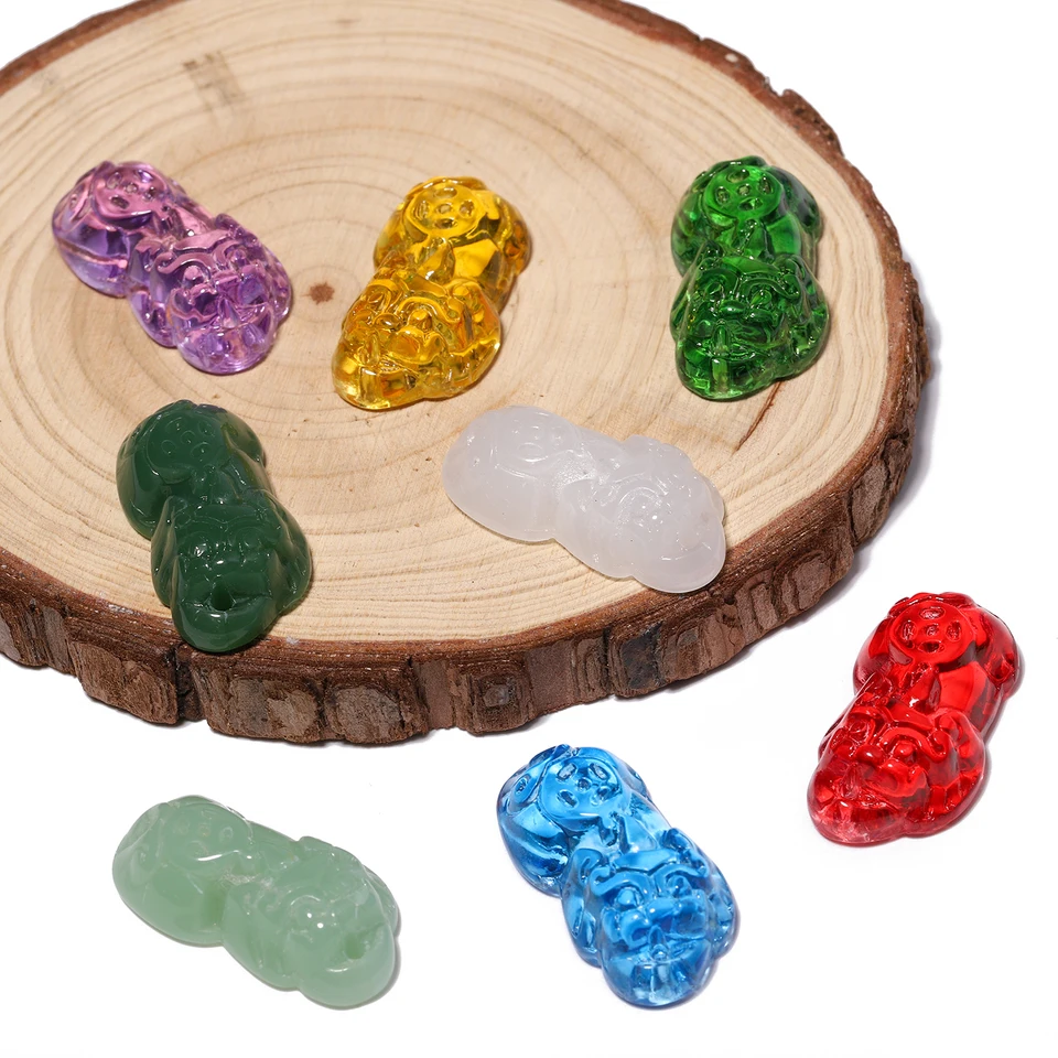 10ks 30x16mm Brave jednotky bohatstvo Veľa šťastia korálky Pi Xiu Lampwork Práľové korálky pre šperky výroby ručne vyrábaného náramku náhrdelníka pre domácich majstrov