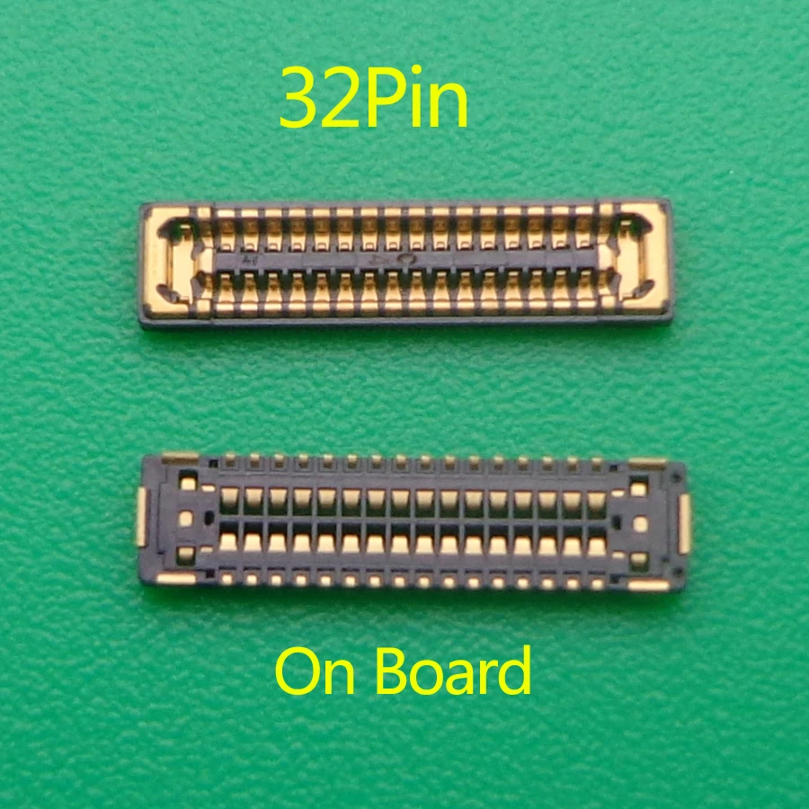 10ks 32pin LCD displej obrazovky Flex FPC Connector na základnej doske pre Huawei Vychutnajte si 20/10 plus/p smart Z/y9 Prime 2019/Y9S 2019/9c