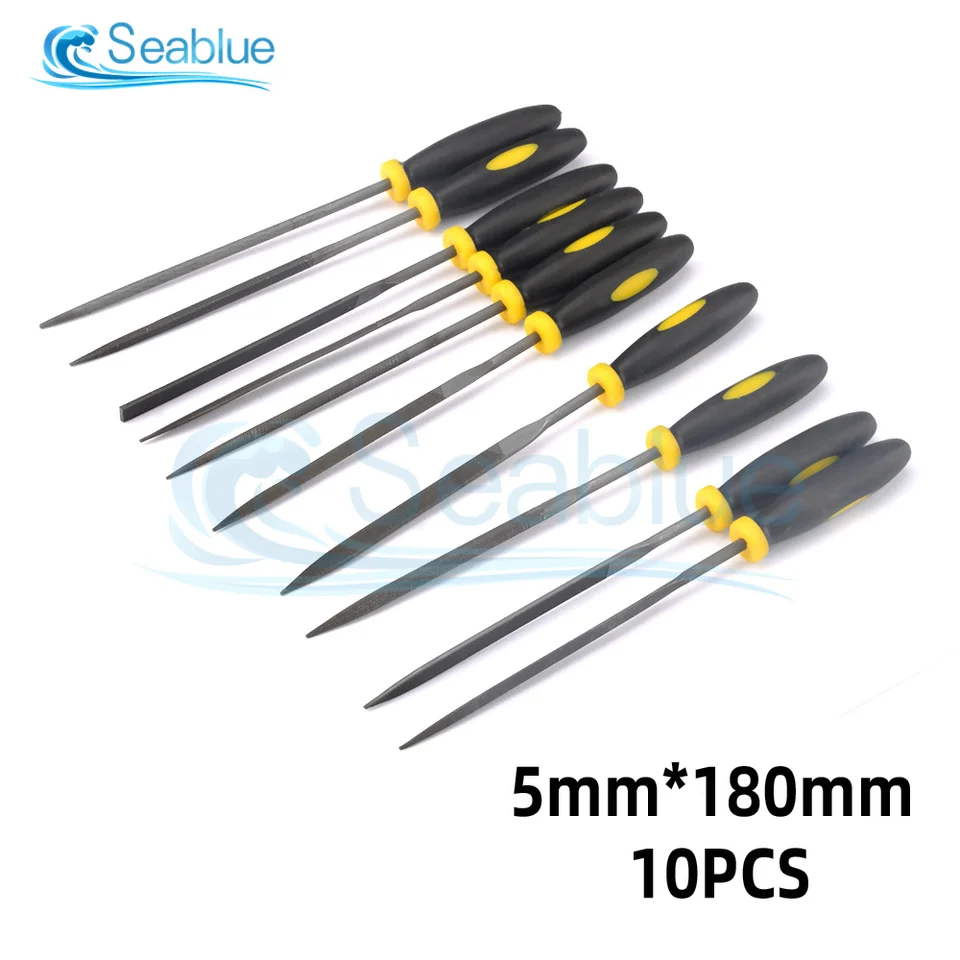 10ks 3x140/4x160/5x180 mm Mini kovové raspové súbory ihly Set drevené náradie pre oceľové brúsenie ihly