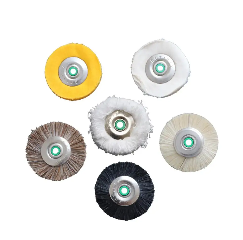10ks 48 mm železný náboj šperky leštenie kefy ošípané vlasy Hair Hair Bavlna Bavlna ručný klenot klenotnícke nástroje DIY Craft
