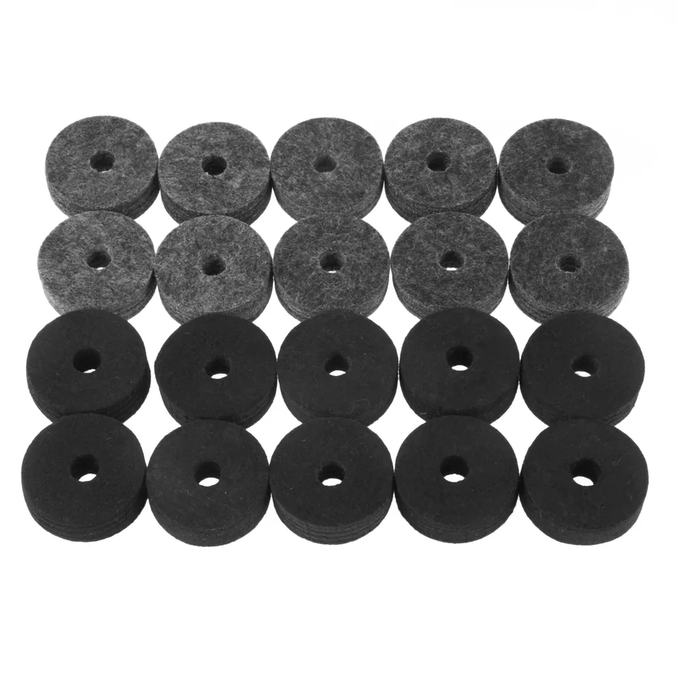 10ks 4cm Cymbal Slices Palubs Pallows Ochrana cymbal hi-klobúk plsné podložky Pohľad na gombíky alebo súprava na výmenu bubna pre poličky