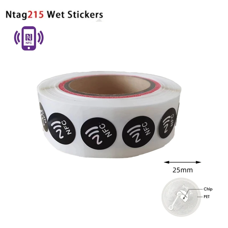 10ks / 50ks / 100ks NTAG215 Prepisovateľná nfc tag