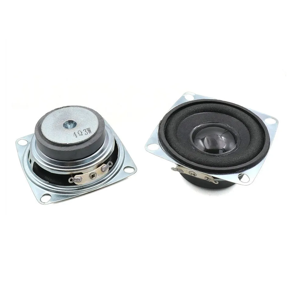 10ks 52 mm štvorcový reproduktor 4 Ohms 3 Watts 35 Externý reproduktor externého magnetického reproduktora 2 palce 4R3W Plný rozsah s montážnym otvorom