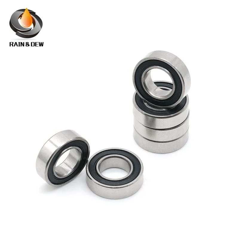 10ks 629 rs ložiská ABEC-7 9x26x8 mm guľôčkové ložiská pre hobby rc automobil čierne zapečatené 629RS 629-2RS
