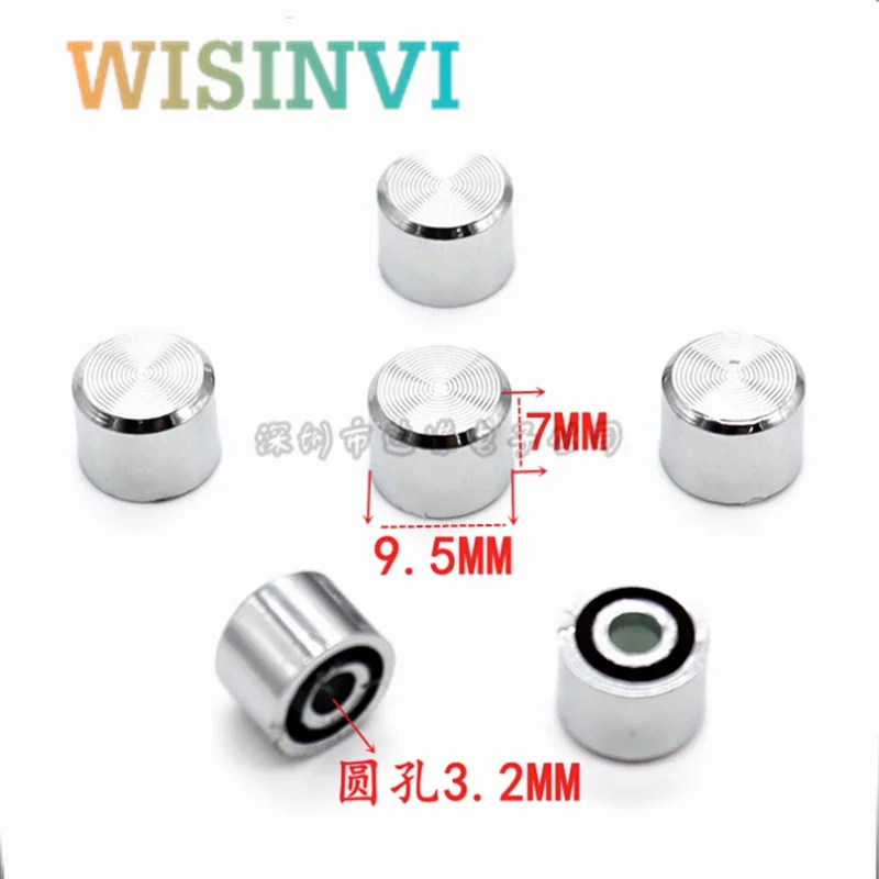 10ks 9,5 × 7 mm Strieborné strieborné značky TAKT TAMT TACT SWINT CAP pre 6 * 6 TAT TATTION MICROTONY Kruhový otvor 3,2 mm