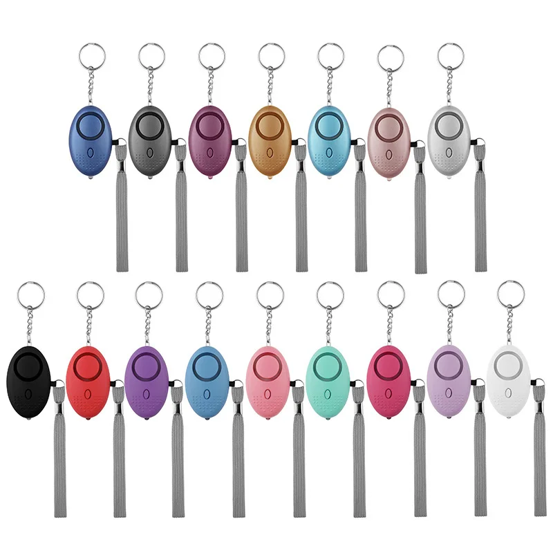 10ks/alarmy Self Self Defense Alarms osobná bezpečnosť Safty Keychain Alarm Dievča