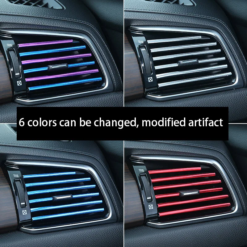 10ks auta styling lišty lišty vzduchový výstup