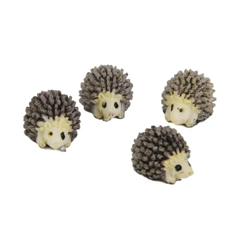 10ks/balenie dekorácie stola Mini Hedgehog pre stôl/stôl/miniatúrny dom Bonsai Fairy Garden Landscape Dekorative