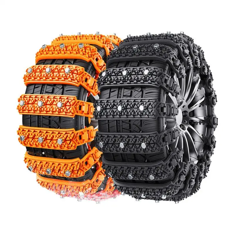 10ks Car Snow Pneuľká reťazec Uretane strunové reťazce kolies Auta