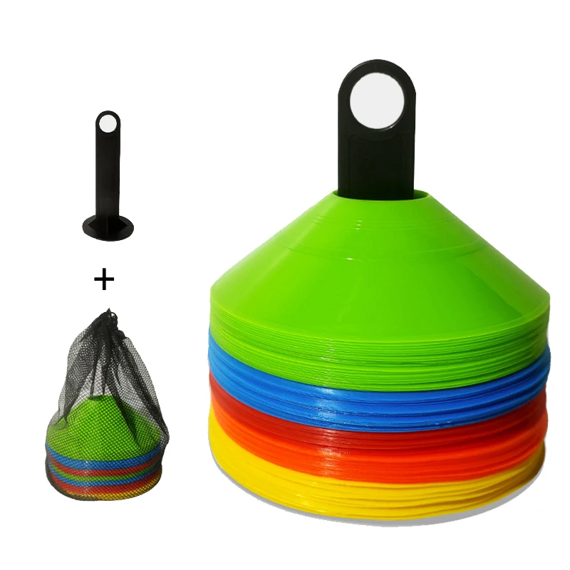 10ks Cone Set Football Training Equipment pre deti Pro Disk Cones Agility Cvičenie Prekážky vyhýbajúce sa príslušenstvu športového tréningu